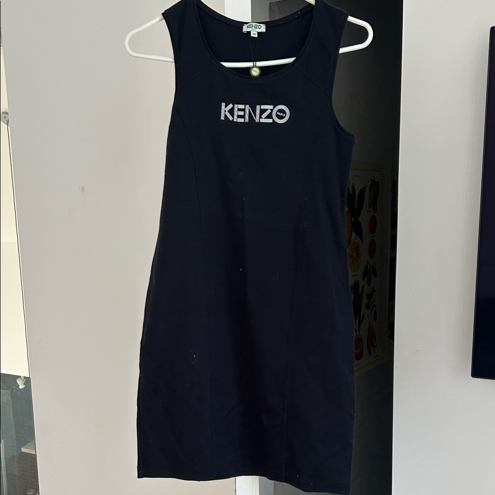 Kenzo Black Sleeveless Casual Dress